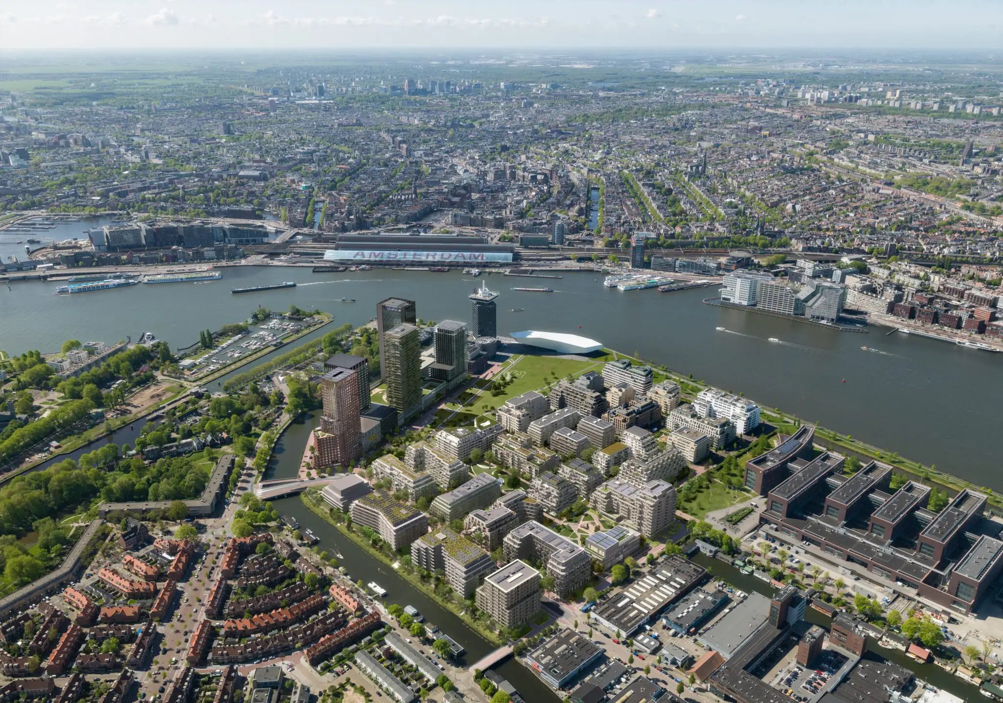 De plek aan het IJ